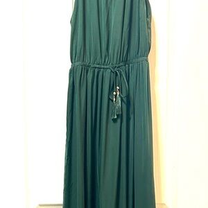 H&M Forest green maxi dress